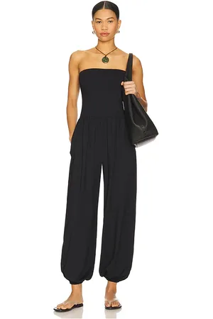 Susana Monaco Tube Gathered Ankle Jumpsuit in . Size XL.