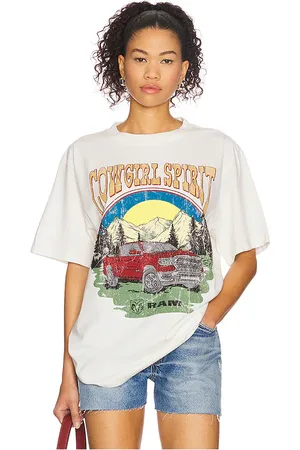 Philcos Ram Cowgirl Spirit Boxy Tee in . Size M, S, XL/1X.