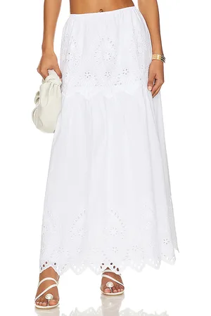 LPA Francesca Eyelet Maxi Skirt in . Size M, S, XL, XS, XXS.