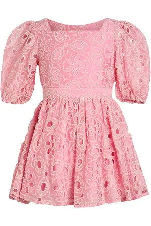 Bardot Kids Margo Broderie Mini Dress in . Size 6, 7.