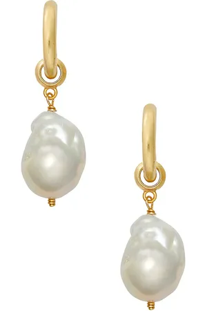 Brinker & Eliza Favorite Pearl Hoops in .
