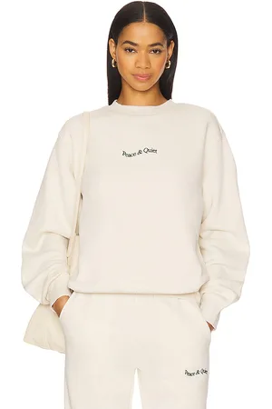 Museum of Peace and Quiet Wordmark Crew Neck Sweatshirt in . Size M, XS.