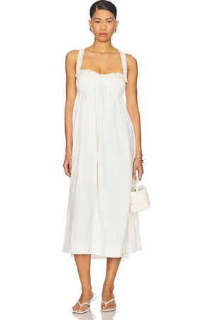 Free People X free-est Poppy Midi Dress In Coconut Milk in . Size M, S, XL, XS.