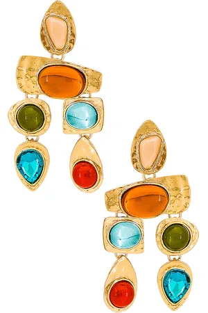 petit moments Multi Stone Earrings in .