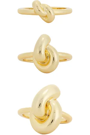 Jennifer Fisher Knot Ring Set in . Size 6, 7, 8.