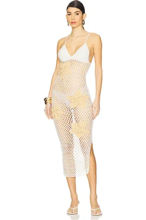 Bahia Maria Flora Midi Dress in . Size M, S, XL, XS.