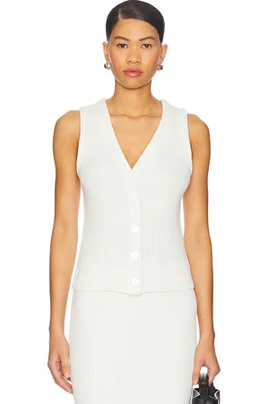 ENZA COSTA Boucle Knit Vest in . Size M, S, XS.