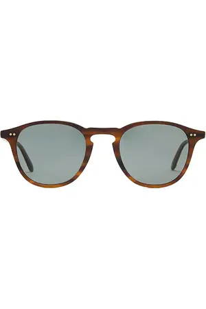GARRETT LEIGHT Hampton Sun in Matte Saddle Tortoise & Semi-Flat Bluesmoke in .