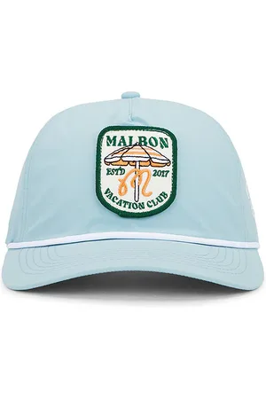 Malbon Golf Vacation Club Nylon Rope Hat in .