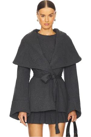 Norma Kamali Shawl Collar Peplum Jacket in . Size M.