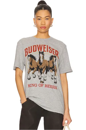 Junk Food Budweiser King Of Beers Tee in . Size M, S, XL/1X, XS.