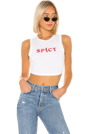 superdown Dulce Cropped Tee in . Size M, S, XL, XS, XXS.