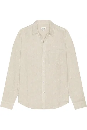 CLUB MONACO Long Sleeve Button Down Linen Shirt in . Size M.