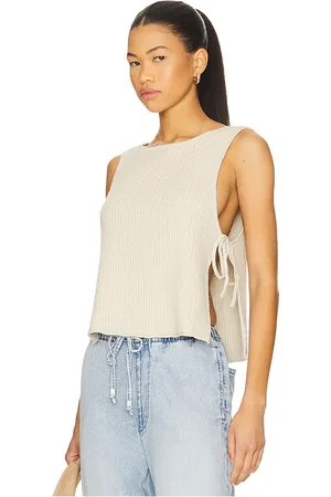 Free People X free-est Lizzie Sweater Top In Summer Sand in . Size M, S, XL, XS.