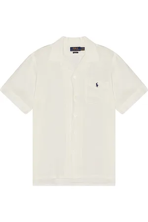 Ralph Lauren Linen Andy Camp Sport Shirt in . Size M, S, XL/1X.