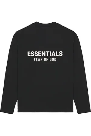 FEAR OF GOD Classic Fit Long Sleeve Tee in . Size M, S, XL, XS, XXL.