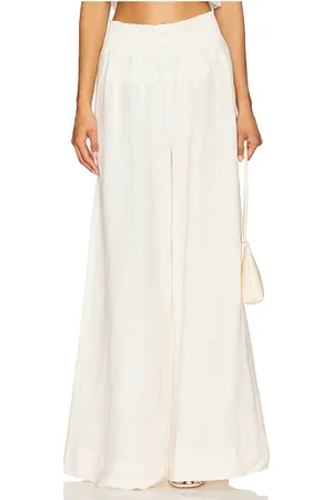 WeWoreWhat Button Front Palazzo Pant in . Size M, S, XL, XS, XXS.