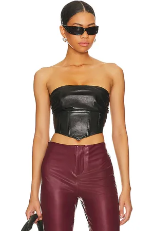 NBD Charlotte Leather Top in . Size XL.