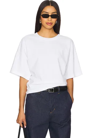 ENZA COSTA Short Sleeve Supima Curve Tee in . Size S, XS.