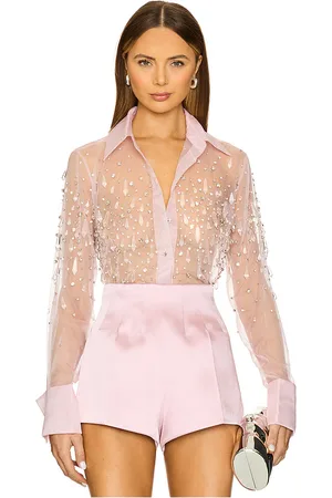 Retrofete Aubriella Embellished Shirt in . Size XS.