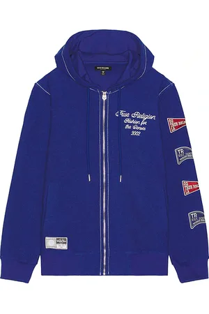 True Religion Reverse Terry Zip Up Hoodie in . Size M, S, XL/1X.