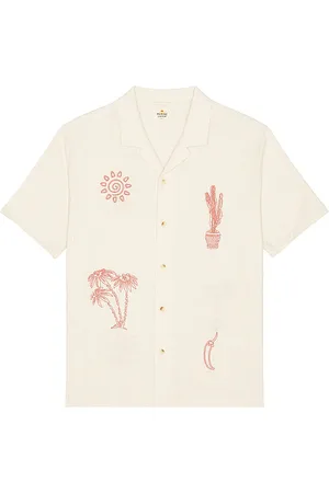 Marine Embroidered Resort Shirt in . Size M, S.