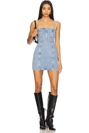 Icon Denim Judy Mini Dress in . Size M, S, XL, XS.
