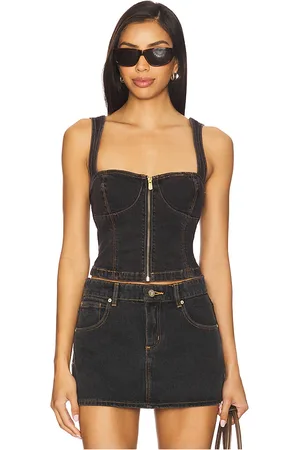 ABrand Cara Denim Top in . Size M, S, XL, XS.