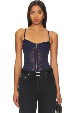 Free People X Intimately FP Lace Night Rhythm Bodysuit In Jazzberry in . Size XL.