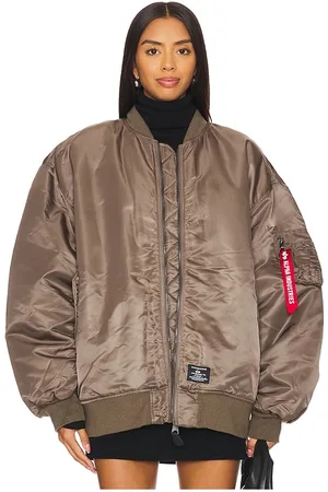 Alpha Industries Oversized Ma-1 Flight Jacket in . Size M.