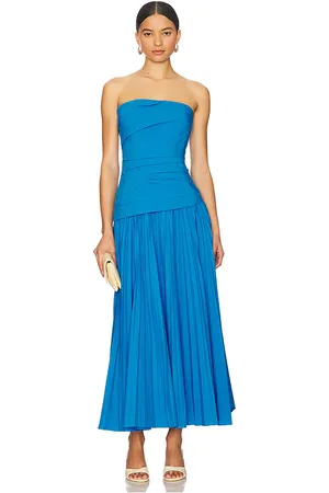 Simkhai Arie Strapless Bustier Midi Dress in . Size 10, 2, 4, 6, 8.