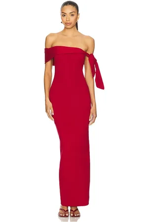 SNDYS X REVOLVE Jaymes Maxi Dress in Cranberry in . Size M, S, XL, XS, XXL, XXS.