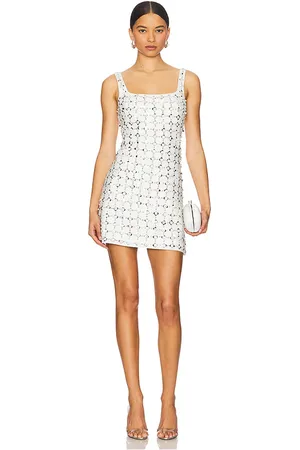 Simkhai Ziva Embellished Mini Dress in . Size 10, 12, 2, 4, 6, 8.