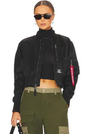 Alpha Industries L-2B Cropped Flight Jacket in . Size S.