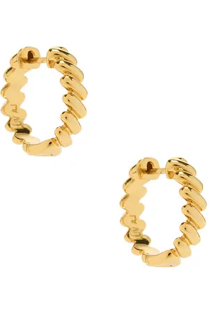 Luv AJ The Mini Snake Chain Hoops in .