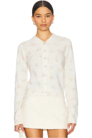 Ganni Printed Merino Cardigan in . Size M, S, XS.