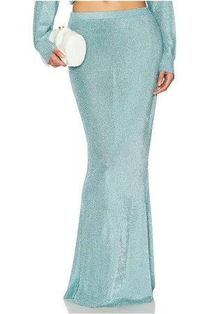 SER.O.YA Harmony Metallic Knit Skirt in . Size M, S, XL, XS, XXS.