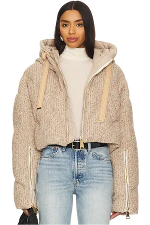 Khrisjoy Crop Puffer Jacket in . Size 00.