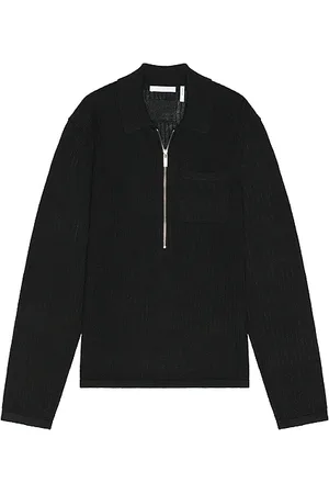 Helmut Lang Long Sleeve Zip Polo in . Size M, S, XL/1X.