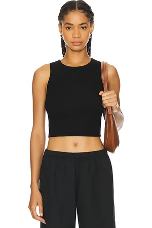 ENZA COSTA Cropped Bold Sheath in . Size L.