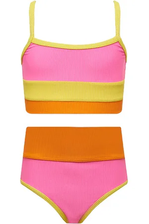 Beach Riot Kids Little Eva & Emmy Bikini Set in . Size 3/4, 5/6.