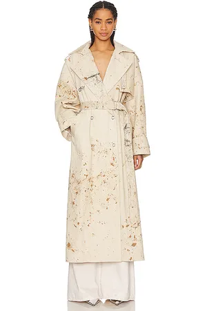 LAPOINTE Denim Trench Coat in . Size XS.