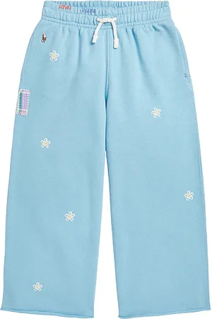 Ralph Lauren Kids Wide Leg Athletic Pant in . Size 3, 4, 5, 6.