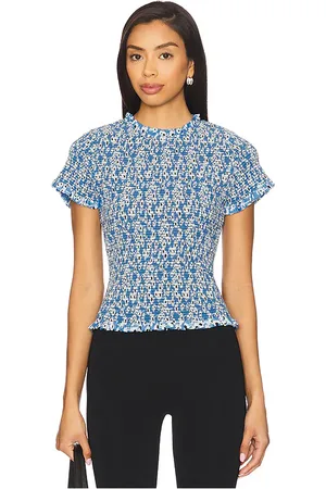 Nation LTD Evie Smocked Top in . Size M, S, XL/1X, XS.