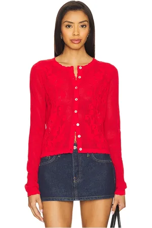 AUTUMN CASHMERE Long Sleeve Mesh Cardigan in . Size M, S, XS.
