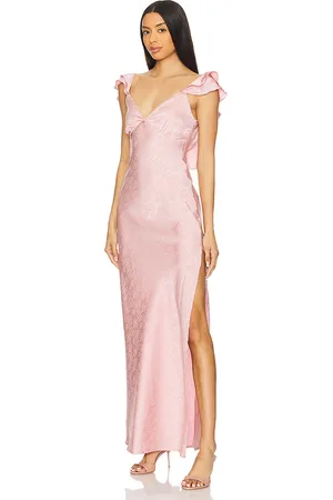 MORE TO COME Becky Ruffle Maxi Dress in . Size M.