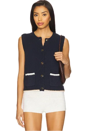 AUTUMN CASHMERE Button Front Vest Top in . Size M, S, XS.