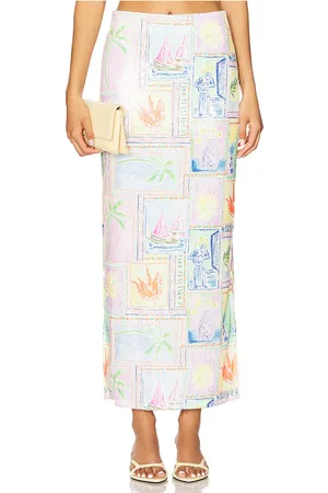 Show Me Your Mumu Sunlight Midi Skirt in . Size M, S, XL, XS.