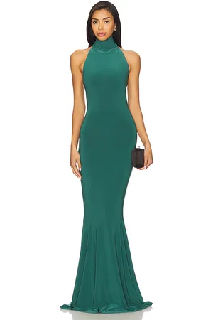 Norma Kamali X REVOLVE Halter Turtle Fishtail Gown in . Size M, S, XL, XS, XXS.