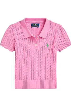 Ralph Lauren Kids Mini Cable Knit Polo in . Size 3, 4, 5, 6.